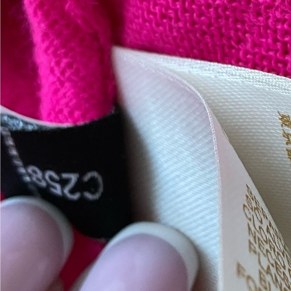 Kate Spade Rio Embellished Cardigan Sweater Pink Cotton Jeweled Button Small - Picture 11 of 11